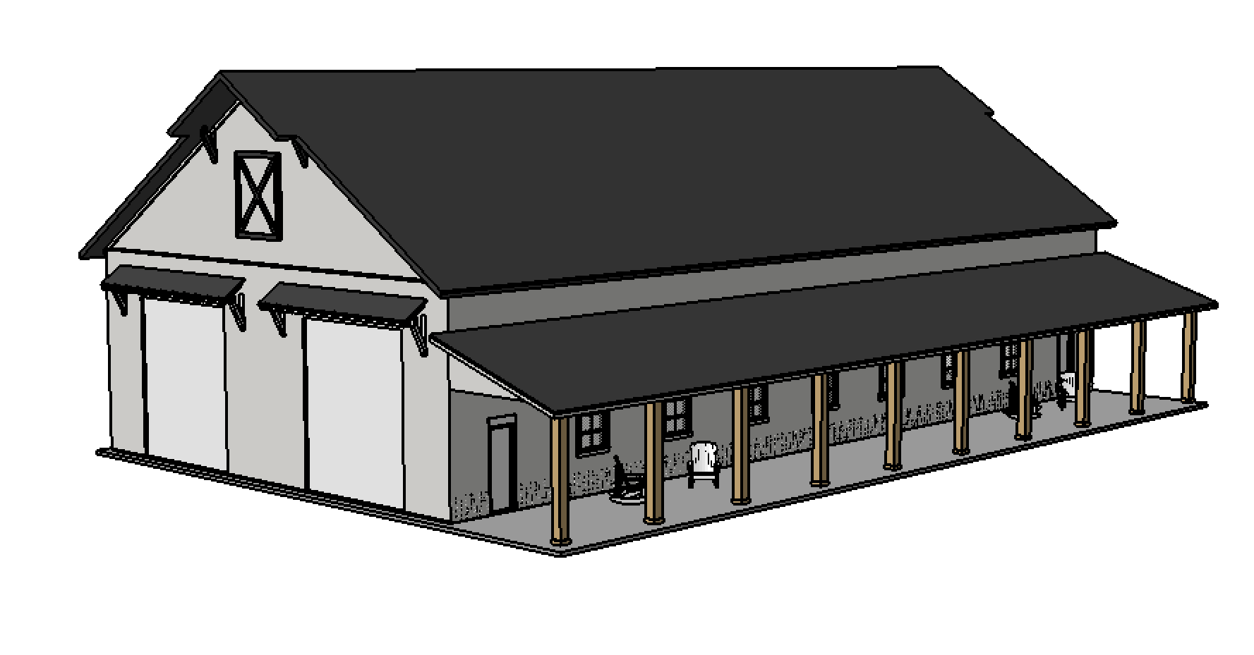 A0003004-谷仓 45英尺 x 90英尺